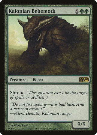 Kalonian Behemoth [Magic 2010] | Tabernacle Games