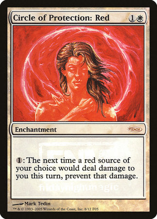 Circle of Protection: Red [Friday Night Magic 2005] | Tabernacle Games