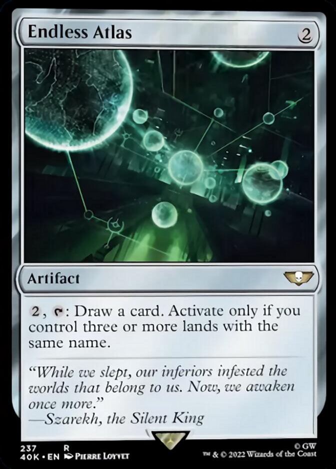 Endless Atlas (Surge Foil) [Universes Beyond: Warhammer 40,000] | Tabernacle Games