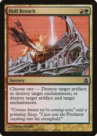Hull Breach [Commander 2011] | Tabernacle Games
