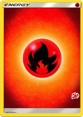 Fire Energy (Charizard Stamp #24) [Battle Academy 2020] | Tabernacle Games