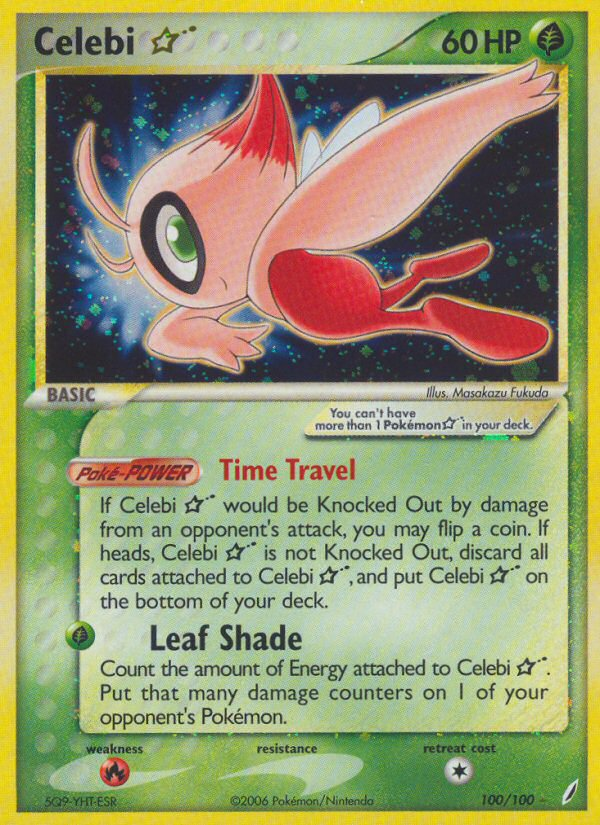 Celebi Star (100/100) [EX: Crystal Guardians] | Tabernacle Games