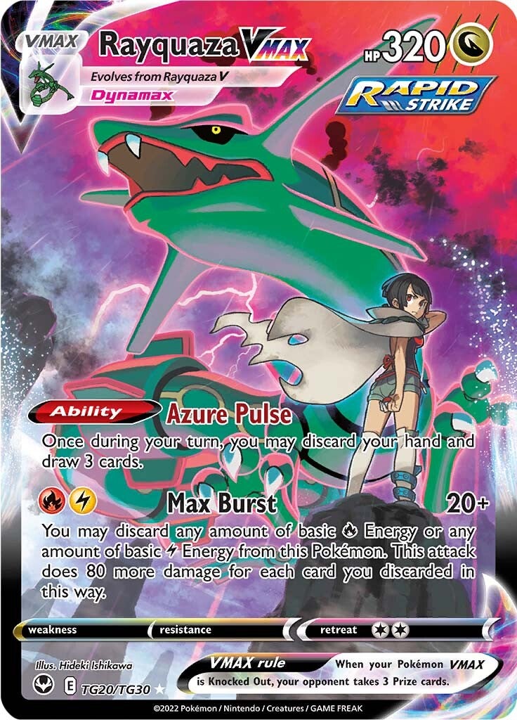 Rayquaza VMAX (TG20/TG30) [Sword & Shield: Silver Tempest] | Tabernacle Games