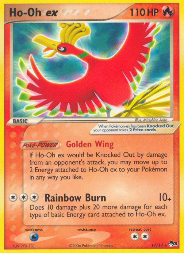 Ho-Oh ex (17/17) (Holo) [POP Series 3] | Tabernacle Games