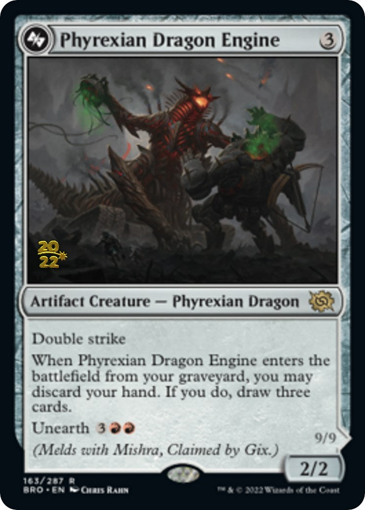 Phyrexian Dragon Engine [The Brothers' War: Prerelease Promos] | Tabernacle Games