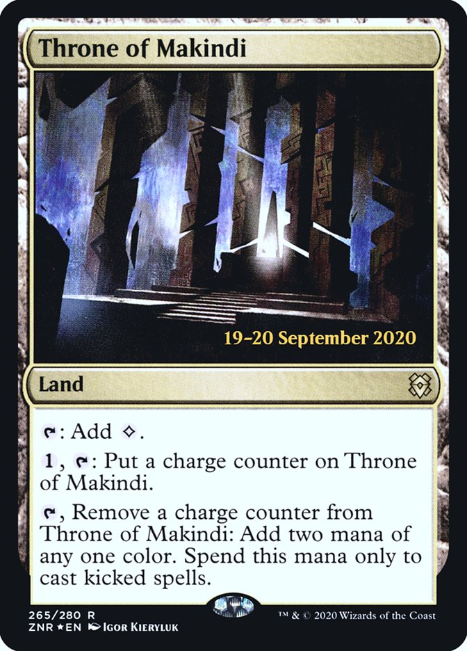 Throne of Makindi  [Zendikar Rising Prerelease Promos] | Tabernacle Games