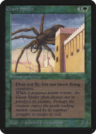 Giant Spider [Limited Edition Alpha] | Tabernacle Games