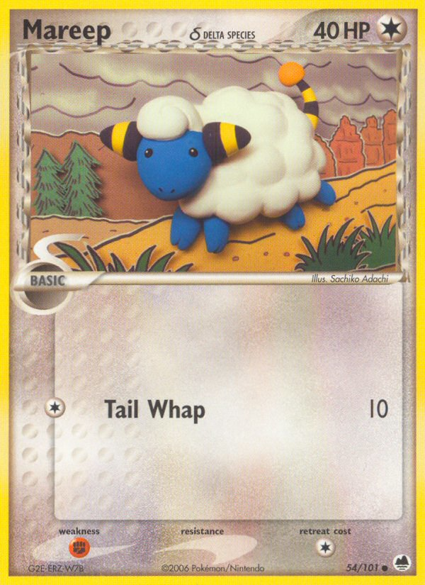 Mareep (54/101) (Delta Species) [EX: Dragon Frontiers] | Tabernacle Games