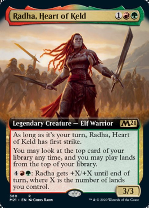 Radha, Heart of Keld (Extended Art) [Core Set 2021] | Tabernacle Games