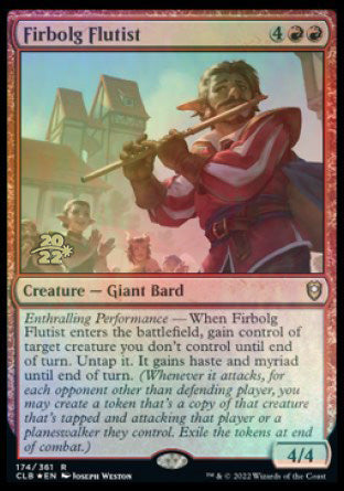 Firbolg Flutist [Commander Legends: Battle for Baldur's Gate Prerelease Promos] | Tabernacle Games