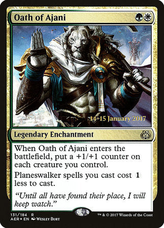 Oath of Ajani [Aether Revolt Promos] | Tabernacle Games