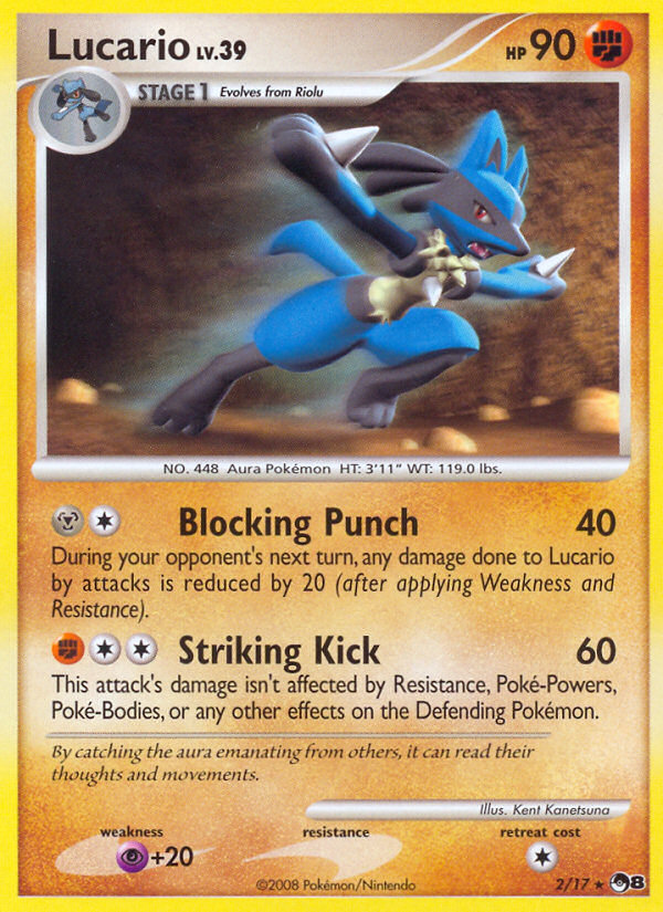 Lucario (2/17) [POP Series 8] | Tabernacle Games