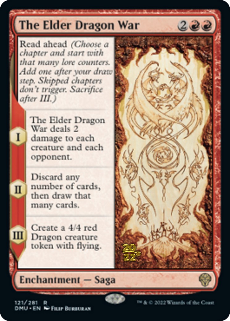 The Elder Dragon War [Dominaria United Prerelease Promos] | Tabernacle Games