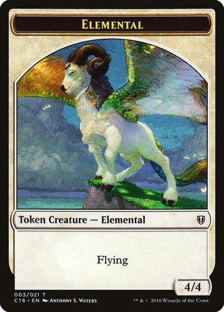 Elemental // Soldier Double-sided Token [Commander 2016 Tokens] | Tabernacle Games