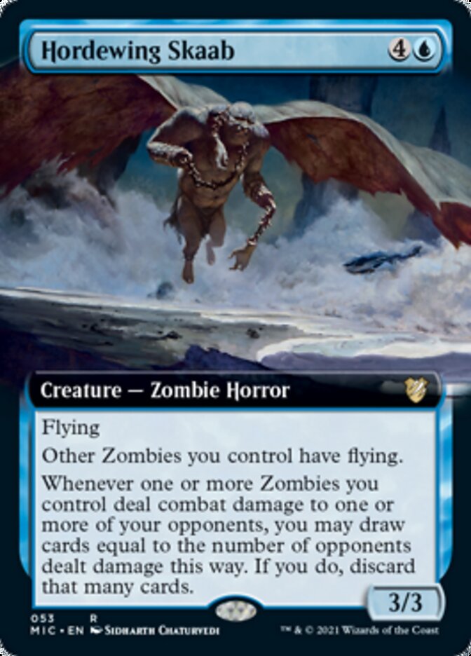 Hordewing Skaab (Extended) [Innistrad: Midnight Hunt Commander] | Tabernacle Games