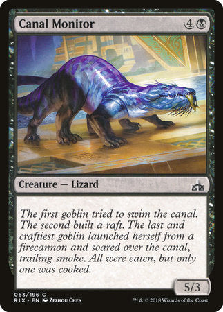 Canal Monitor [Rivals of Ixalan] | Tabernacle Games