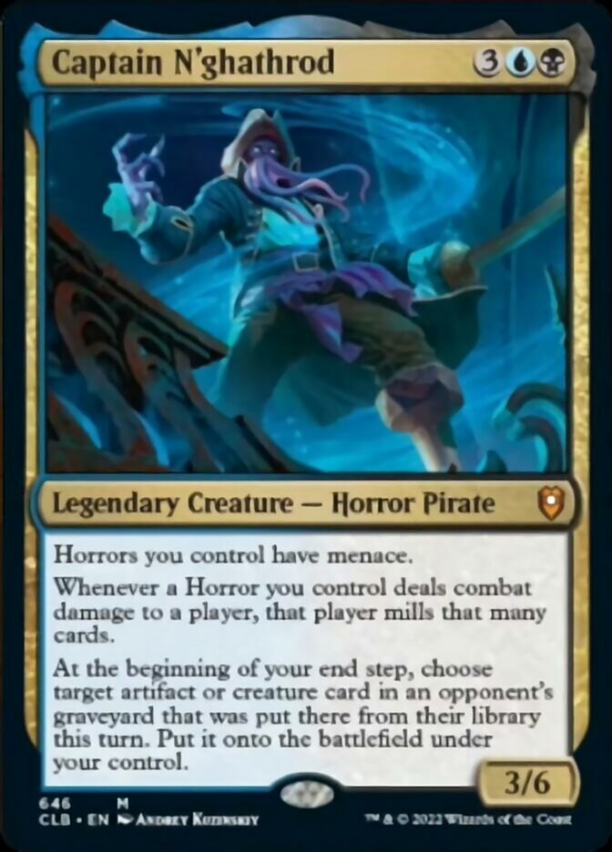 Captain N'ghathrod [Commander Legends: Battle for Baldur's Gate] | Tabernacle Games