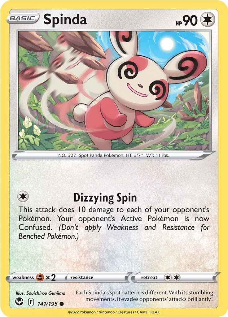 Spinda (141/195) [Sword & Shield: Silver Tempest] | Tabernacle Games