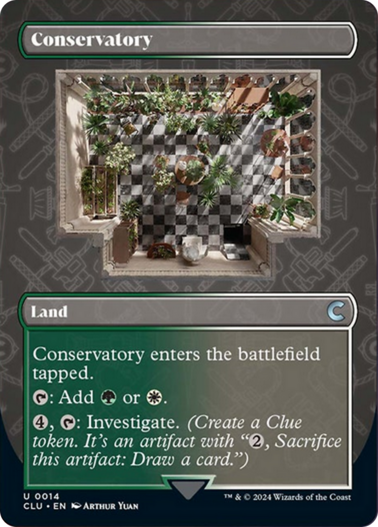 Conservatory (Borderless) [Ravnica: Clue Edition] | Tabernacle Games