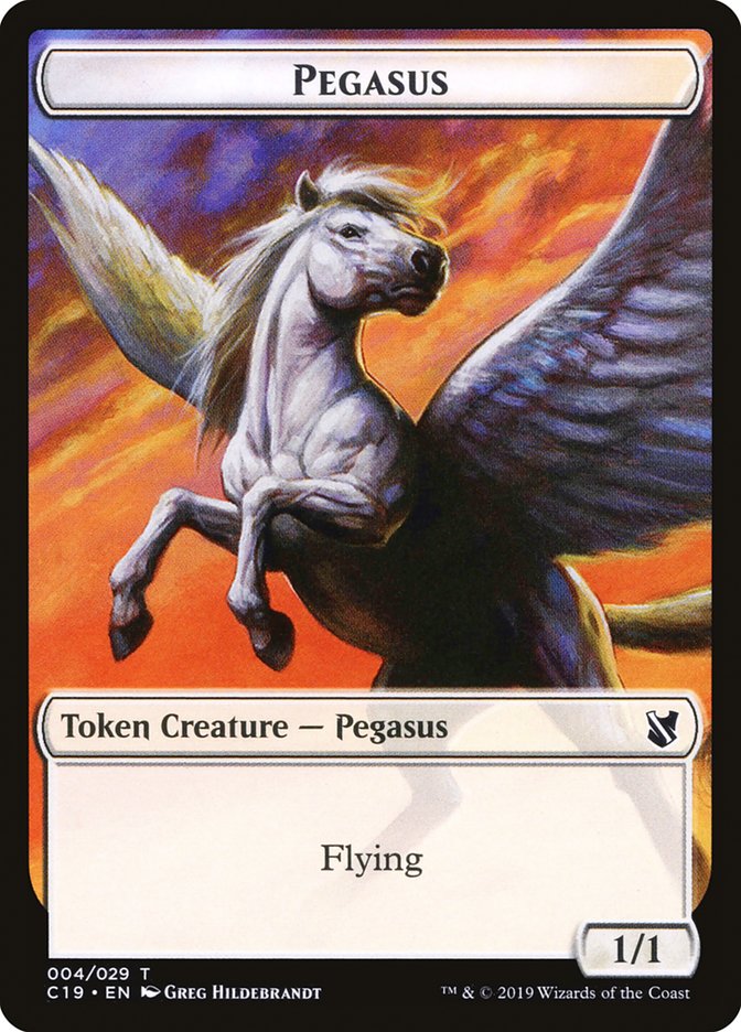 Pegasus [Commander 2019 Tokens] | Tabernacle Games