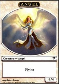 Angel // Demon Double-sided Token [Prerelease Cards] | Tabernacle Games