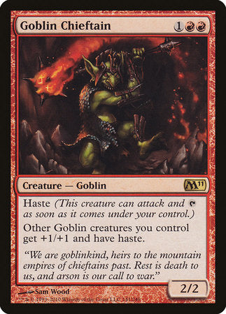 Goblin Chieftain [Magic 2011] | Tabernacle Games