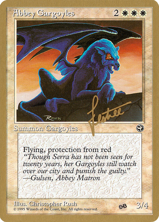 Abbey Gargoyles (Bertrand Lestree) (SB) [Pro Tour Collector Set] | Tabernacle Games