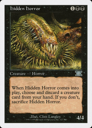 Hidden Horror [Classic Sixth Edition] | Tabernacle Games