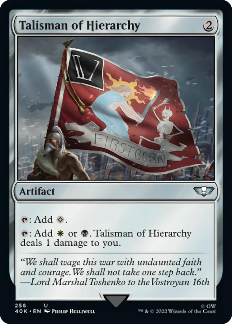 Talisman of Hierarchy [Universes Beyond: Warhammer 40,000] | Tabernacle Games