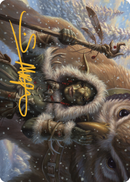 Owlbear Shepherd Art Card (Gold-Stamped Signature) [Commander Legends: Battle for Baldur's Gate Art Series] | Tabernacle Games