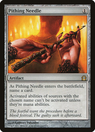 Pithing Needle [Return to Ravnica] | Tabernacle Games