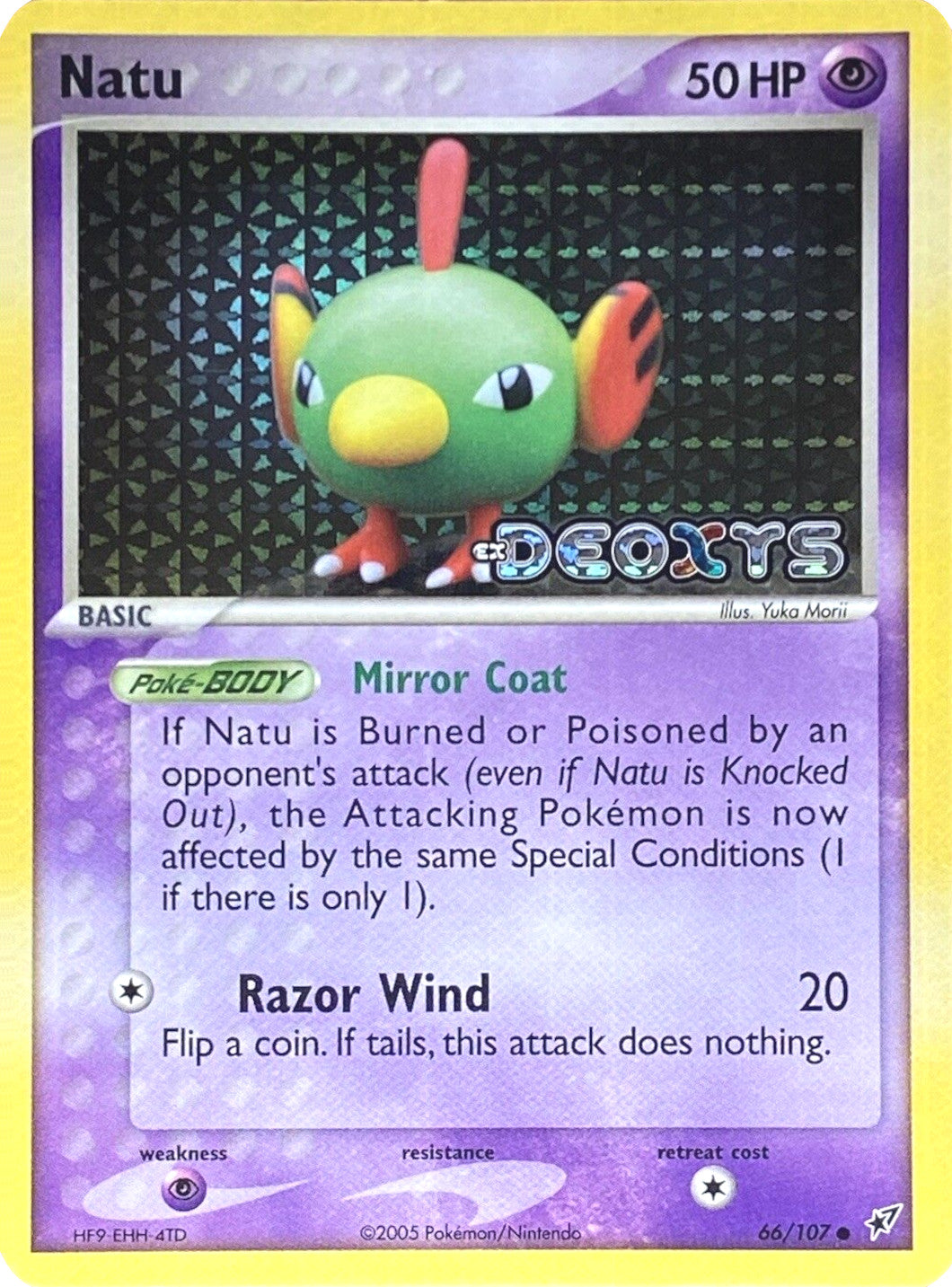 Natu (66/107) (Stamped) [EX: Deoxys] | Tabernacle Games