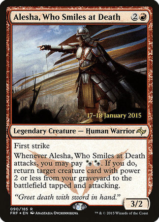 Alesha, Who Smiles at Death [Fate Reforged Promos] | Tabernacle Games