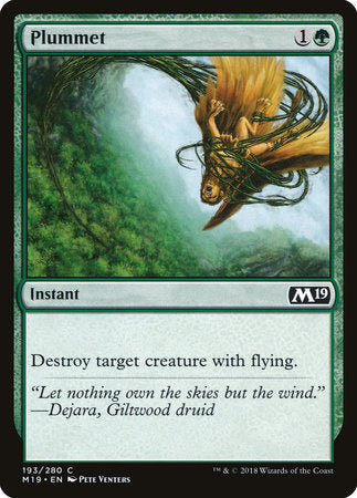 Plummet [Core Set 2019] | Tabernacle Games