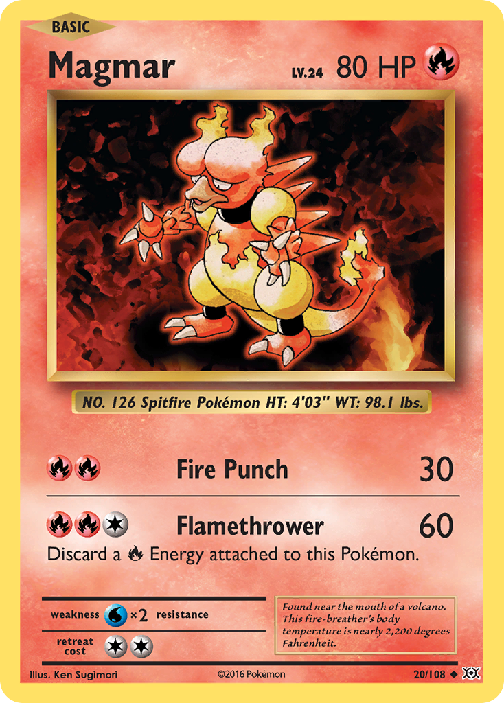 Magmar (20/108) [XY: Evolutions] | Tabernacle Games