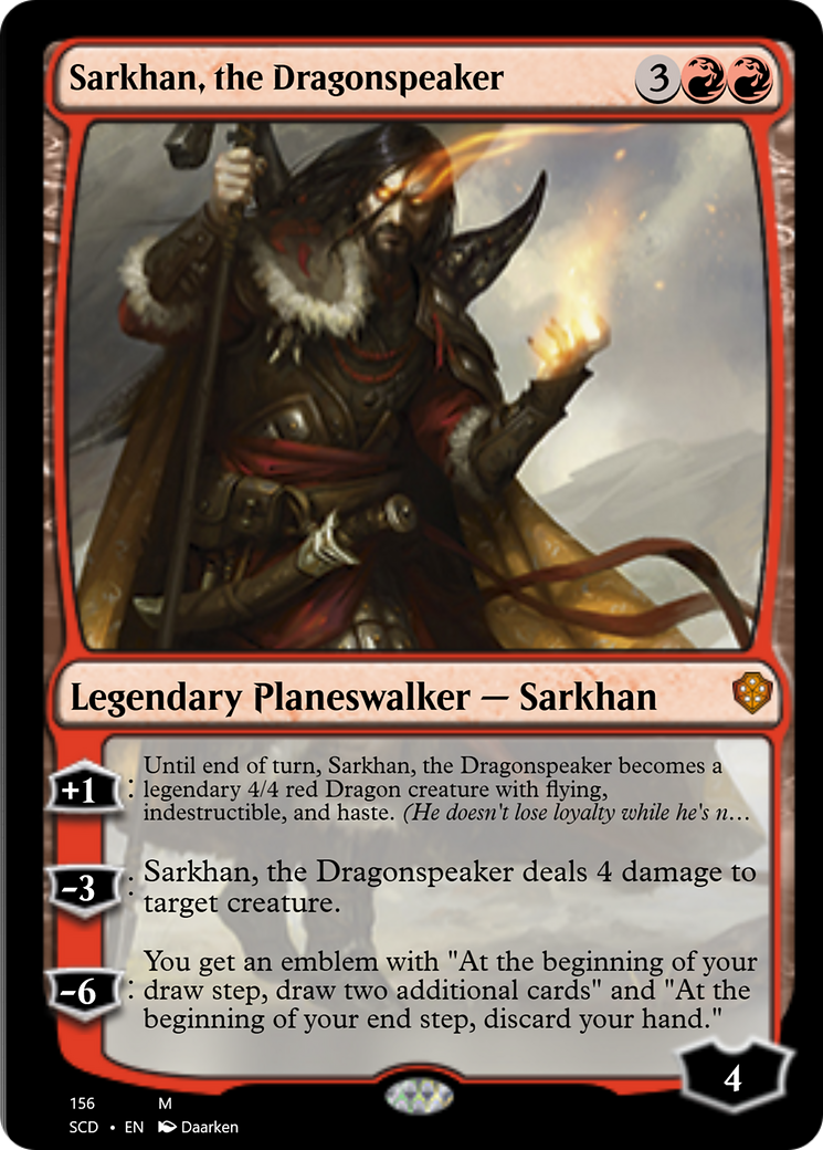 Sarkhan, the Dragonspeaker [Starter Commander Decks] | Tabernacle Games