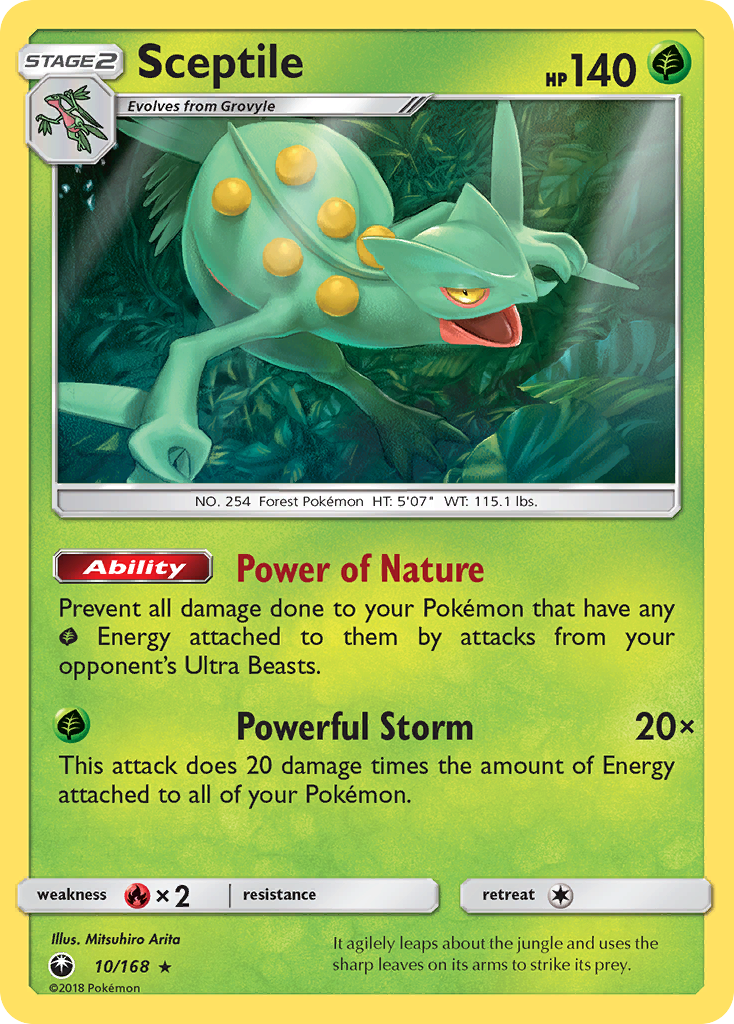 Sceptile (10/168) [Sun & Moon: Celestial Storm] | Tabernacle Games