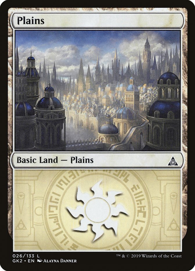 Plains (26) [Ravnica Allegiance Guild Kit] | Tabernacle Games