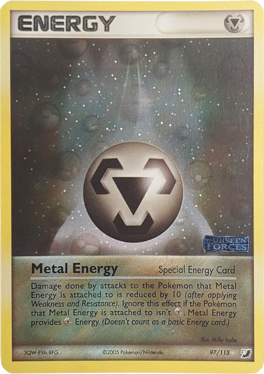 Metal Energy (97/115) (Stamped) [EX: Unseen Forces] | Tabernacle Games