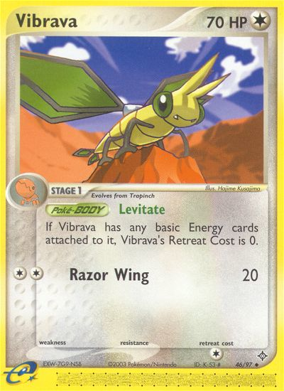Vibrava (46/97) [EX: Dragon] | Tabernacle Games