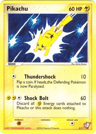 Pikachu (5/5) [Kids WB Promos] | Tabernacle Games