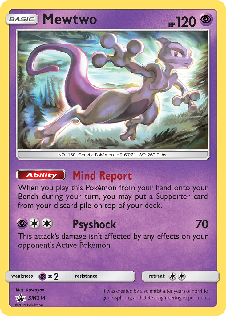 Mewtwo (SM214) [Sun & Moon: Black Star Promos] | Tabernacle Games