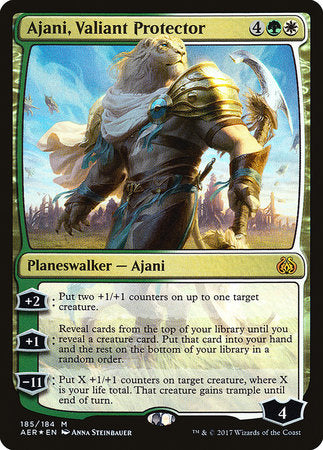 Ajani, Valiant Protector [Aether Revolt] | Tabernacle Games