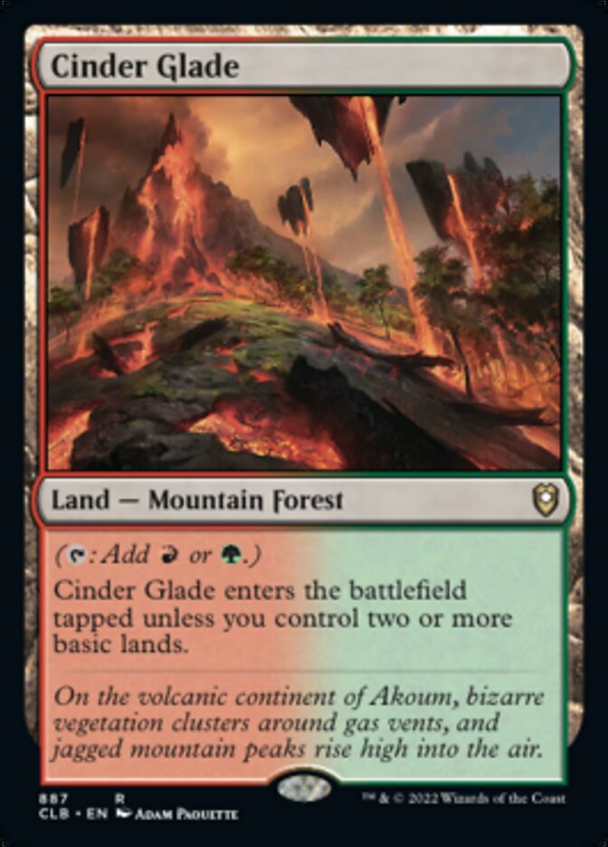 Cinder Glade [Commander Legends: Battle for Baldur's Gate] | Tabernacle Games