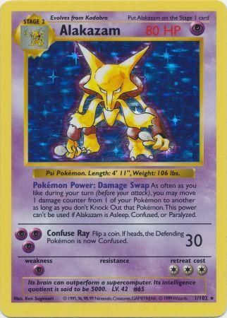 Alakazam (1/102) [Base Set Shadowless Unlimited] | Tabernacle Games