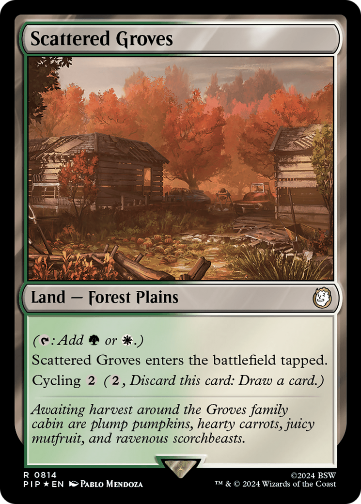 Scattered Groves (Surge Foil) [Fallout] | Tabernacle Games