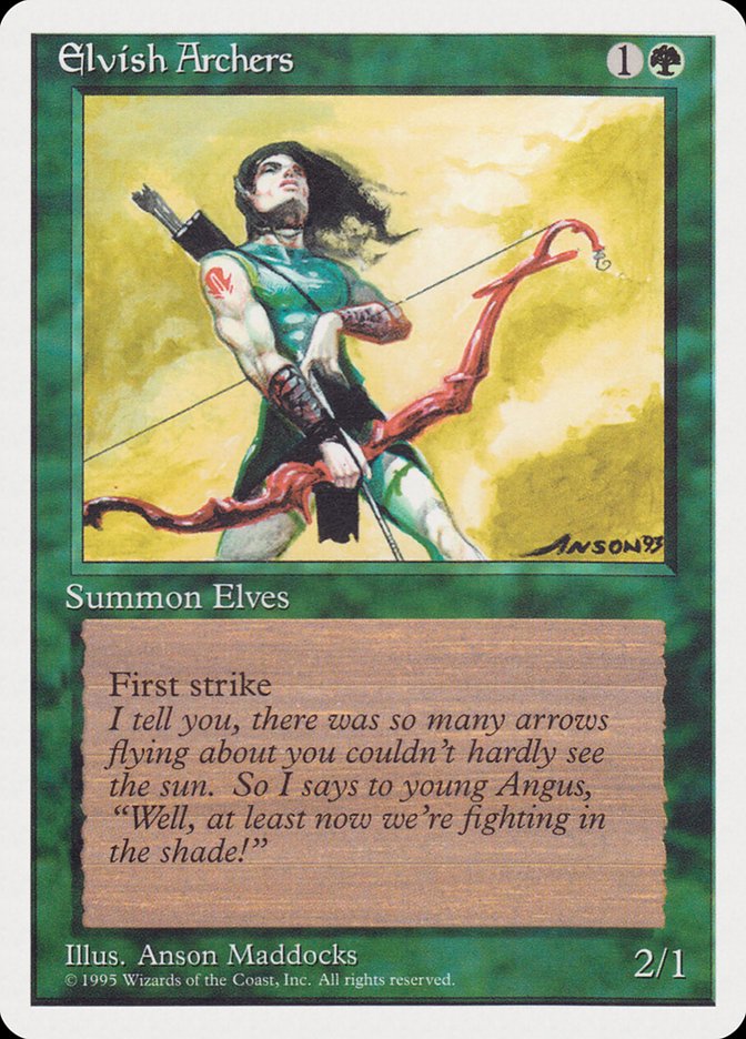 Elvish Archers [Rivals Quick Start Set] | Tabernacle Games