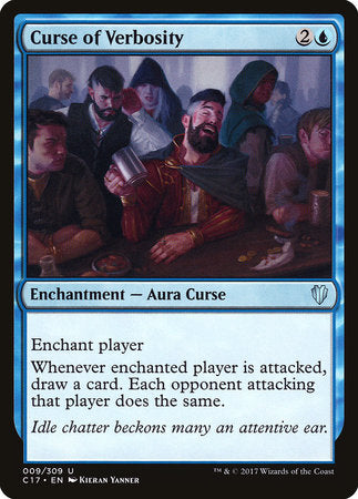 Curse of Verbosity [Commander 2017] | Tabernacle Games