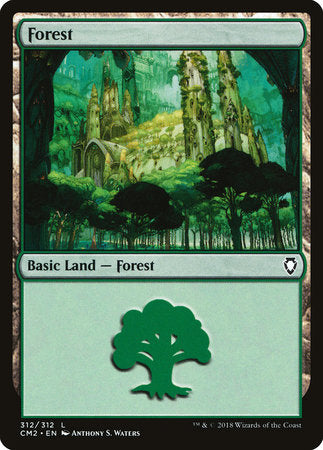 Forest (312) [Commander Anthology Volume II] | Tabernacle Games