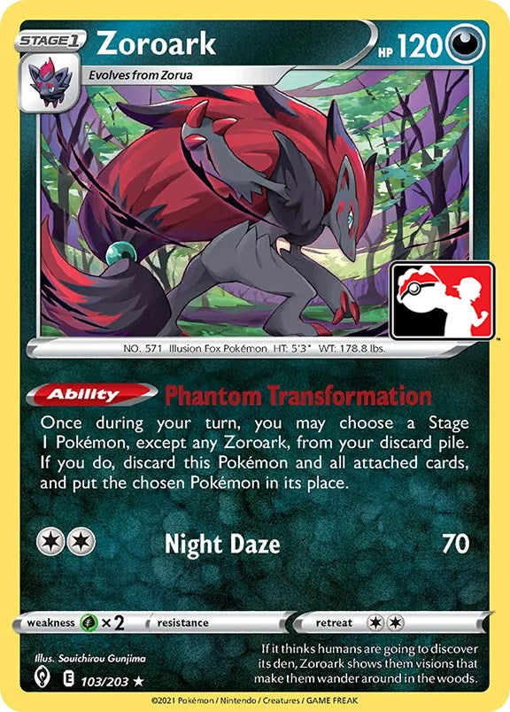 Zoroark (103/203) [Prize Pack Series One] | Tabernacle Games